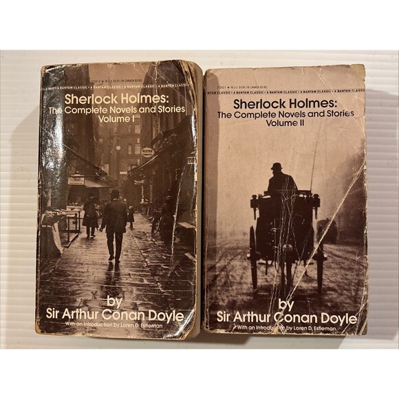 THE COMPLETE SHERLOCK HOLMES Sir Arthur Conan Doyle Volume I and II Set - Picture 1 of 14